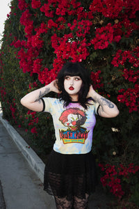 Killer Klowns from Outer Space Tie-Dye Ringer Tee