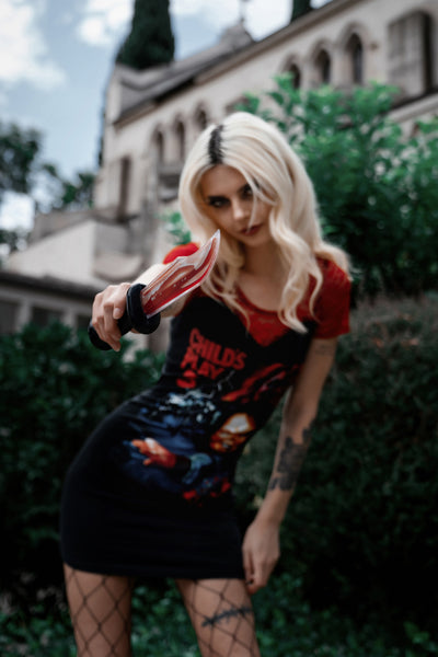 Chucky Red Lace Dress