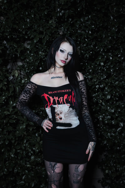 Dracula Lucy Off-Shoulder Lace Dress