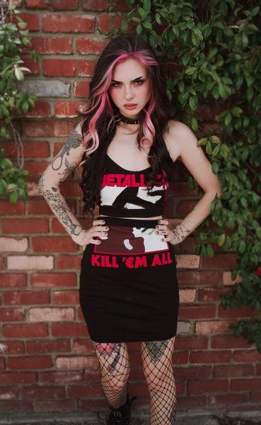 Two Piece Metallica (Kill ‘Em All) Dress