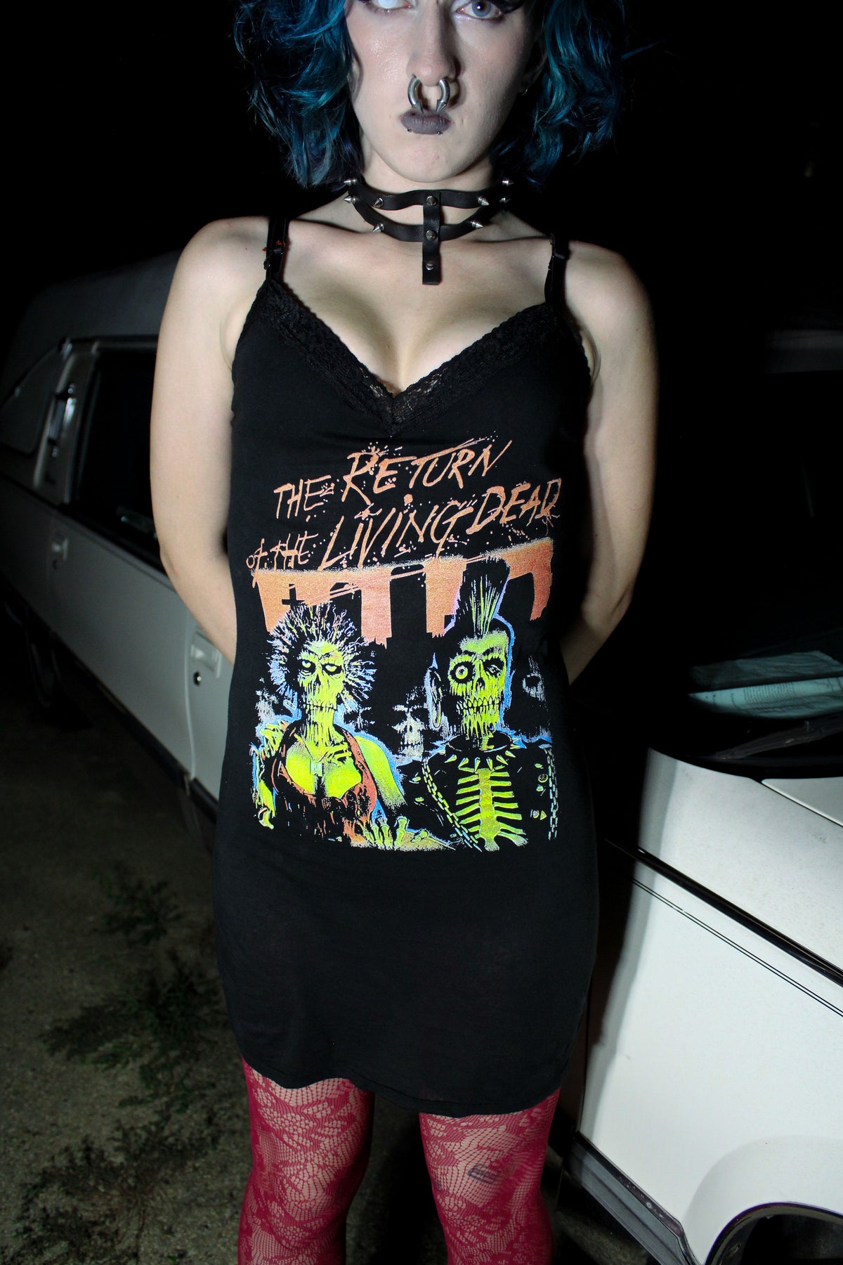 The Return of the Living Dead Lace Strap Dress