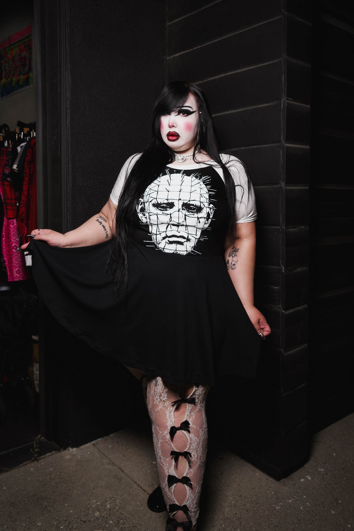 Pinhead (Face) Baby Doll Dress