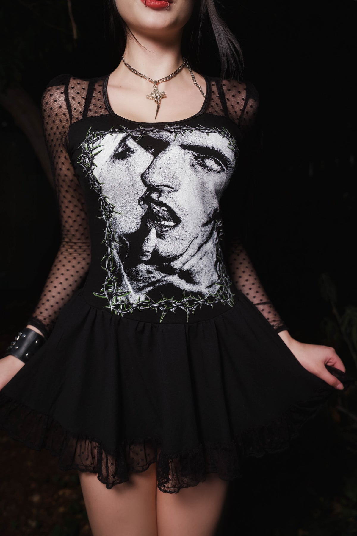 Peter Steele Ballerina Mesh Dress (Do anything)