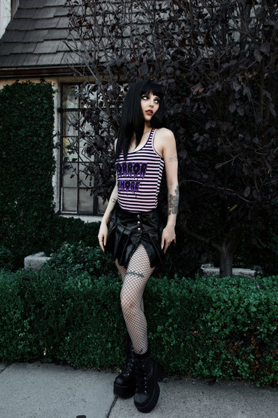 Horror Whore Ribbed Tank