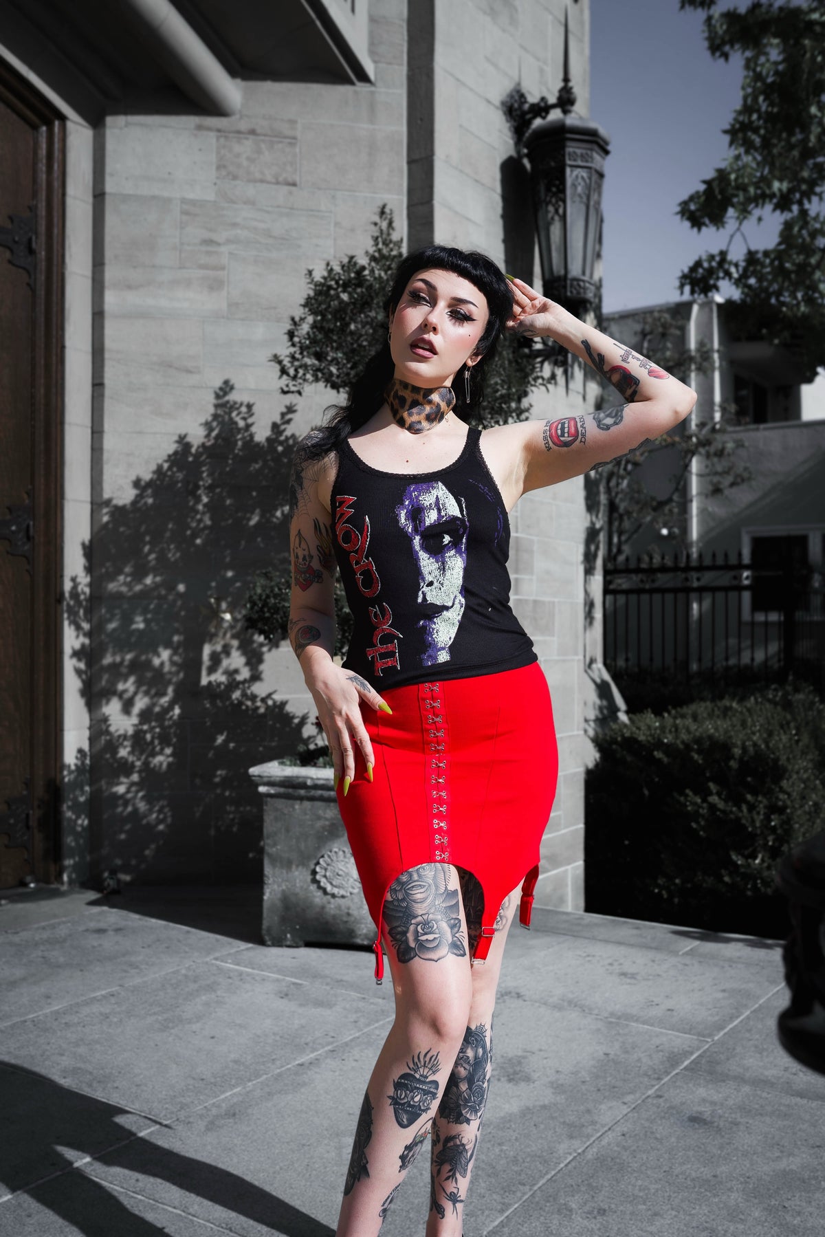 Can't rain all the time Ribbed Lace Tank (Limited edition)