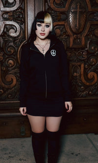 Pazuzu Fleeze Zip Up Hoodie (Women)