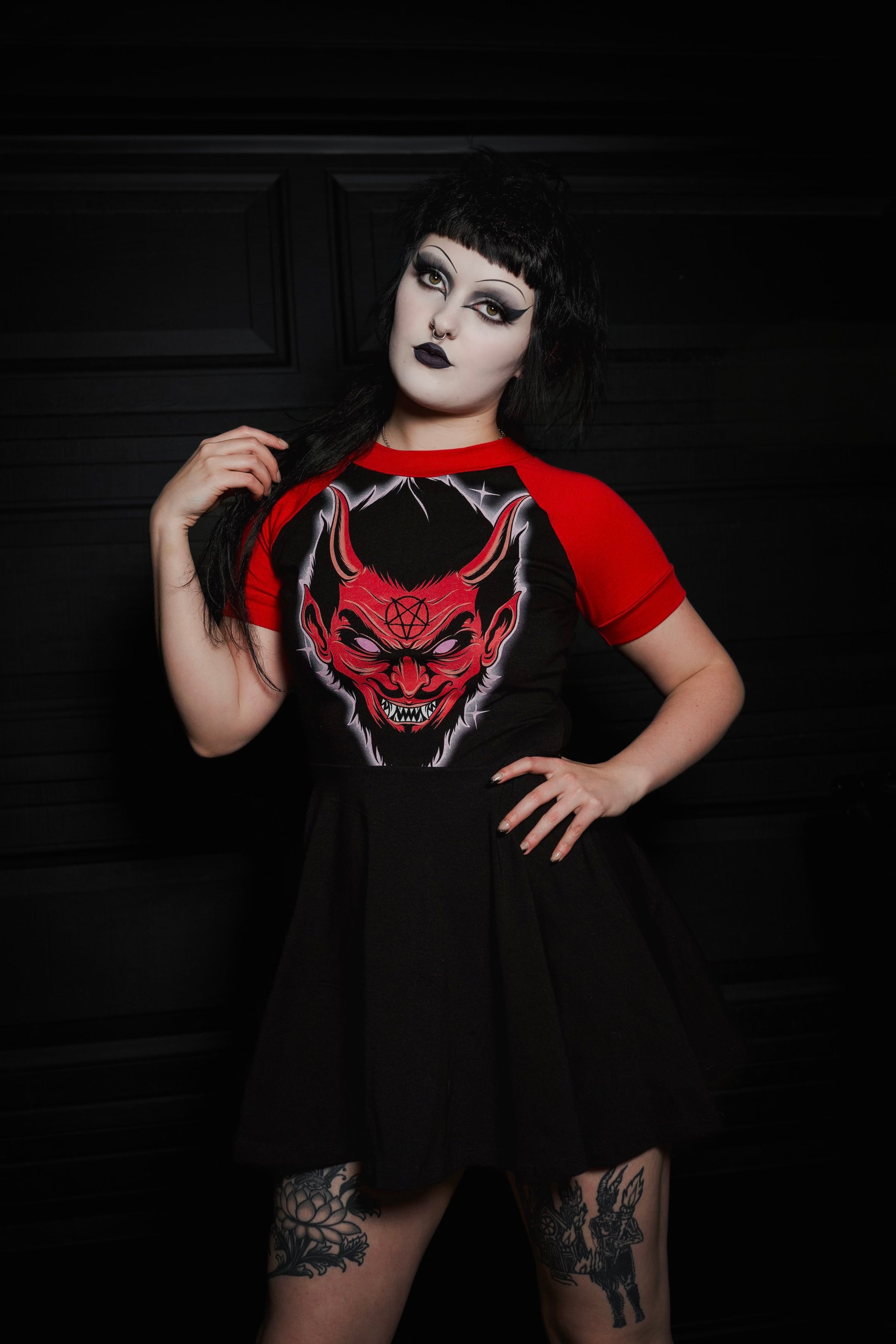 The Devil Baby Doll Dress (One-off)