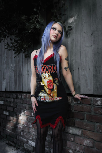 Jennifer's Body (Fangoria) Slit Red Lace Dress