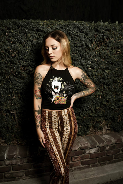 Ozzy Osbourne Halter Top (Limited edition)(Close up)