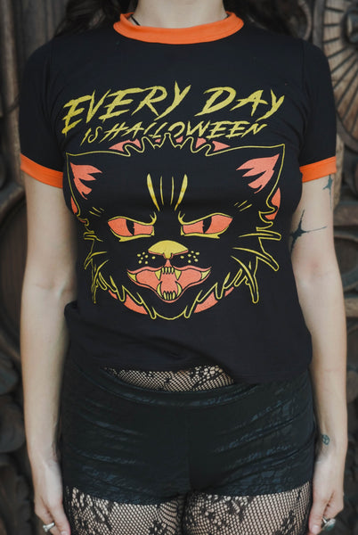 Every Day is Halloween Ringer Tee