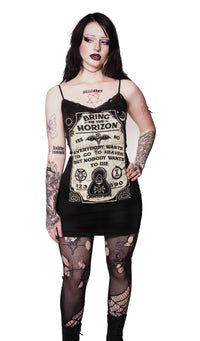 Bring Me the Horizon Lace Strap Dress