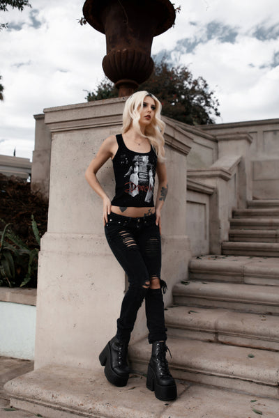 Mina and Lucy Ribbed Tank Top