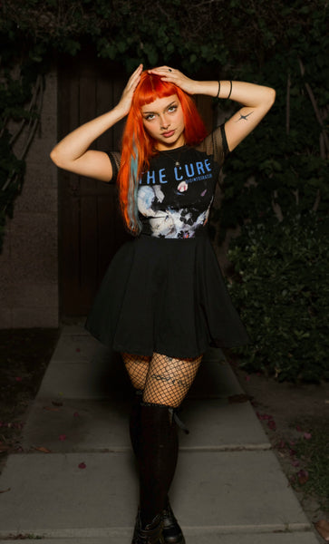 The Cure Fishnet Baby Doll Dress
