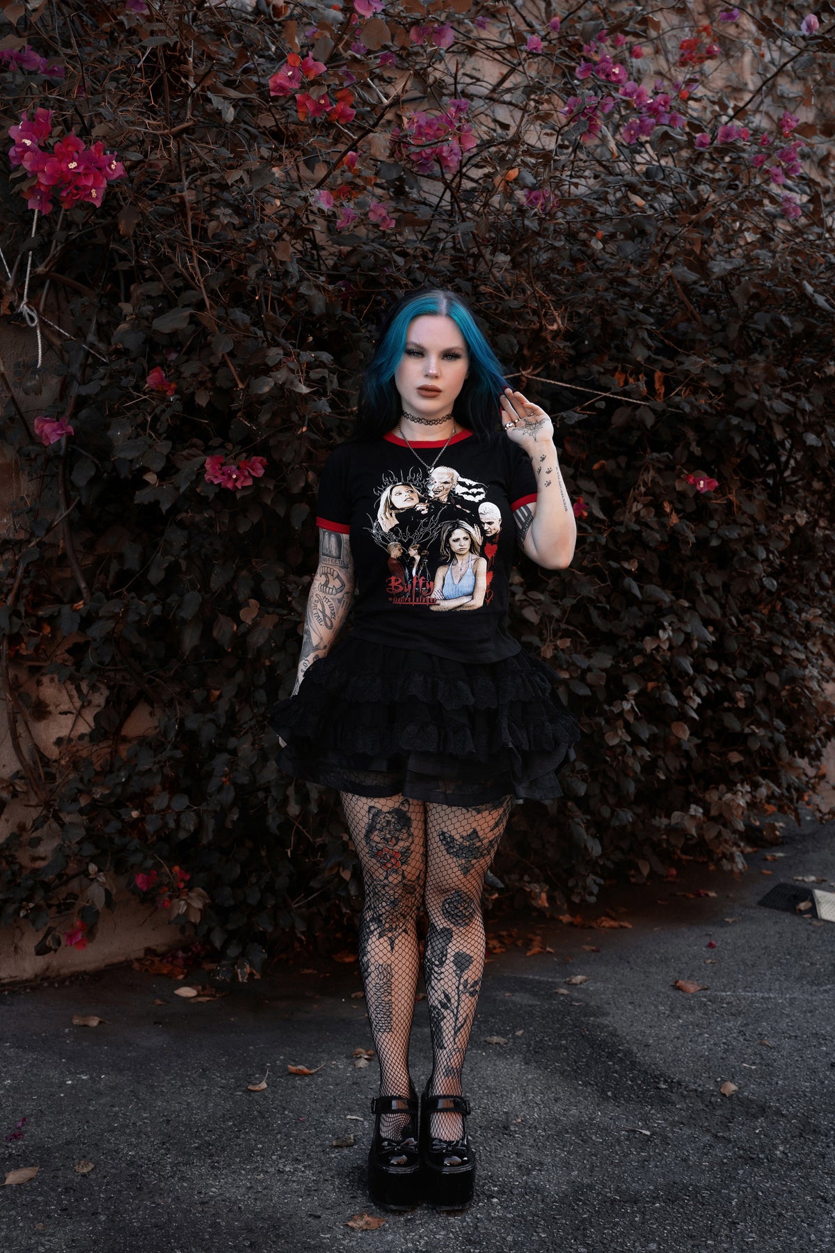 Buffy & Spike Ringer Tee