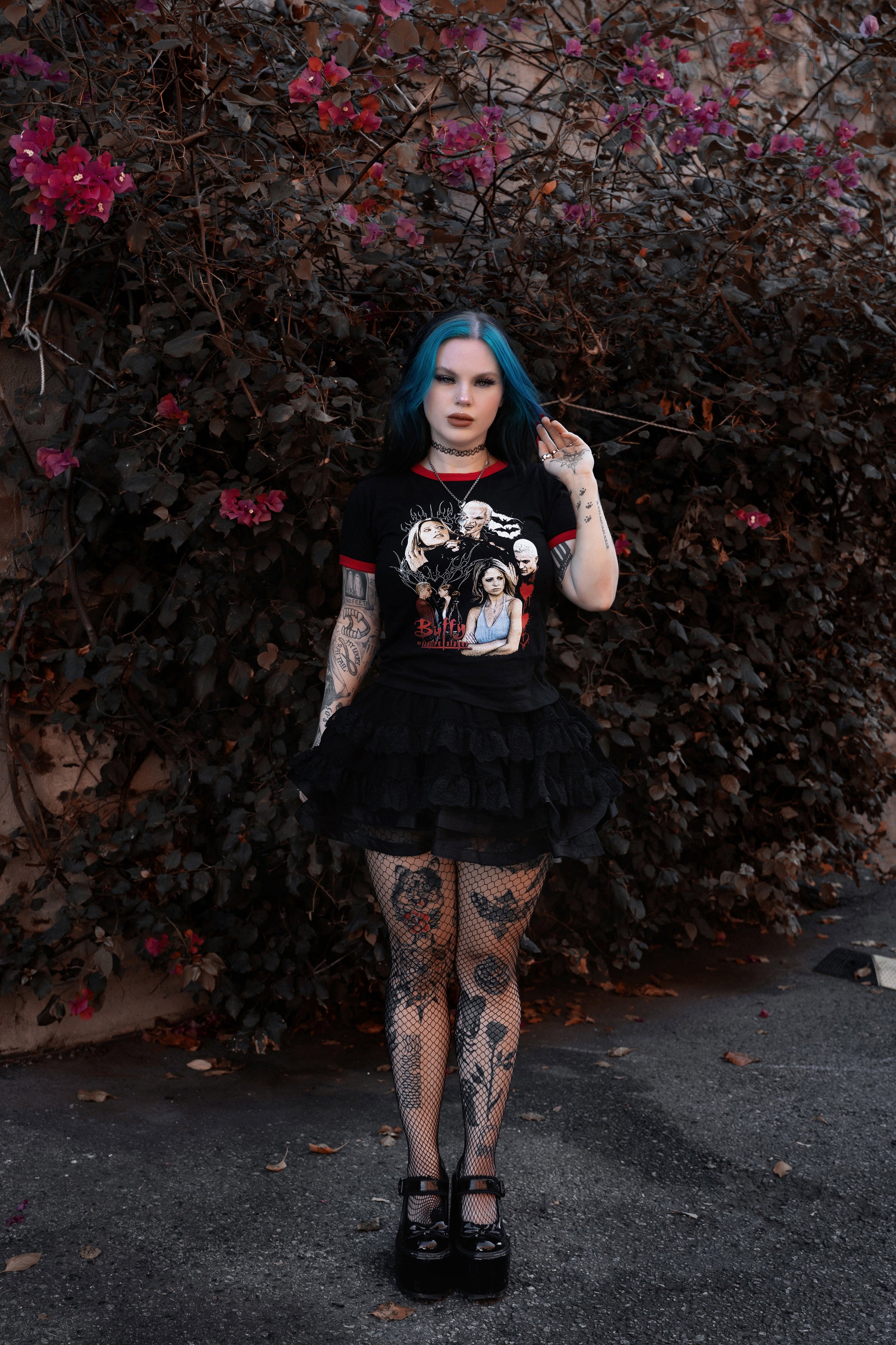 Buffy & Spike Ringer Tee