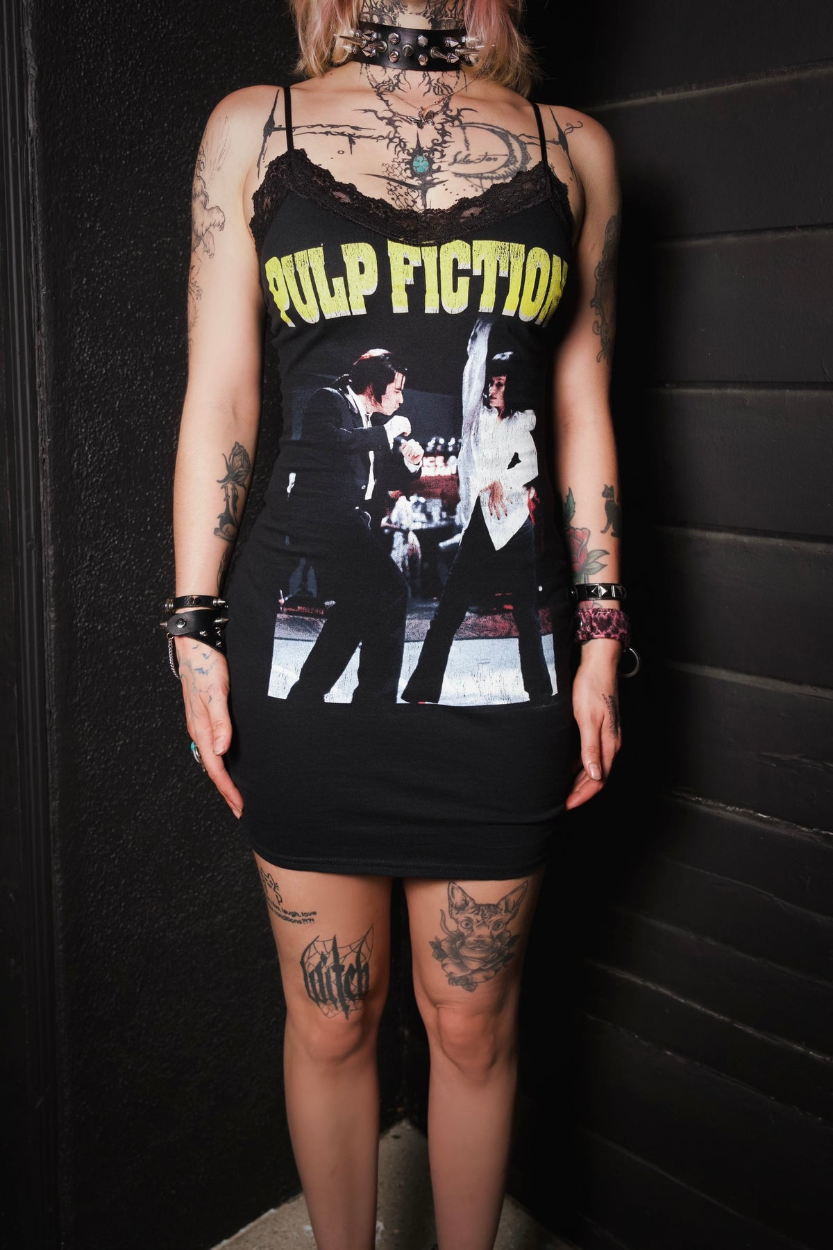 Pulp Fiction Lace Strap Dress
