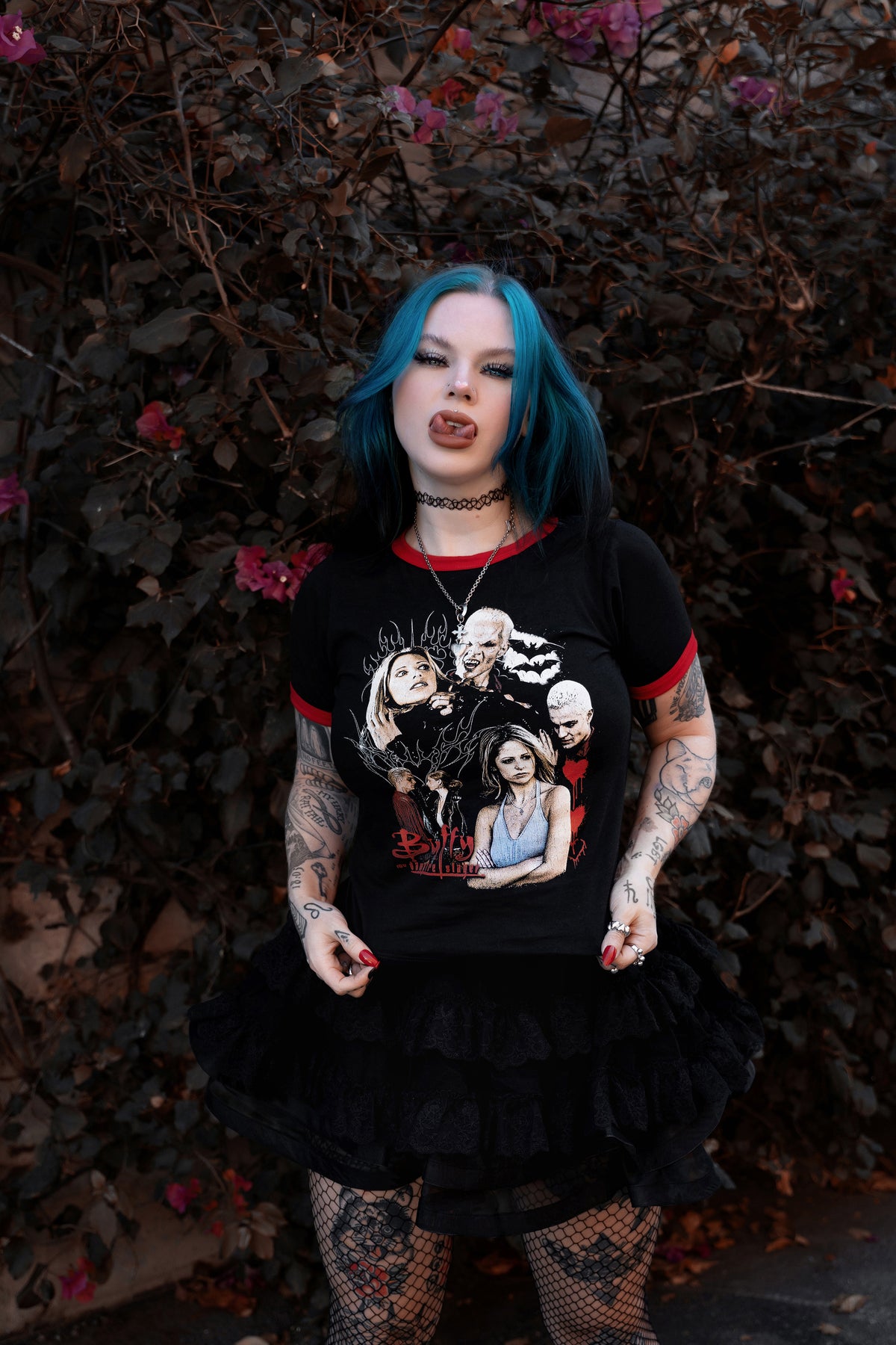 Buffy & Spike Ringer Tee