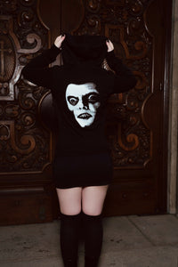 Pazuzu Fleeze Zip Up Hoodie (Women)
