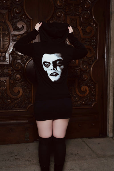 Pazuzu Fleeze Zip Up Hoodie (Women)