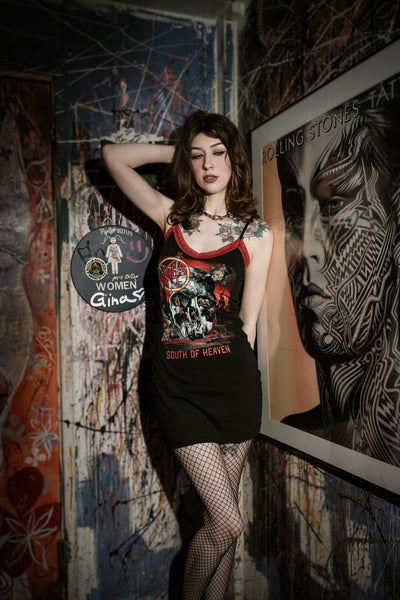 Slayer Red Lace Strap Dress