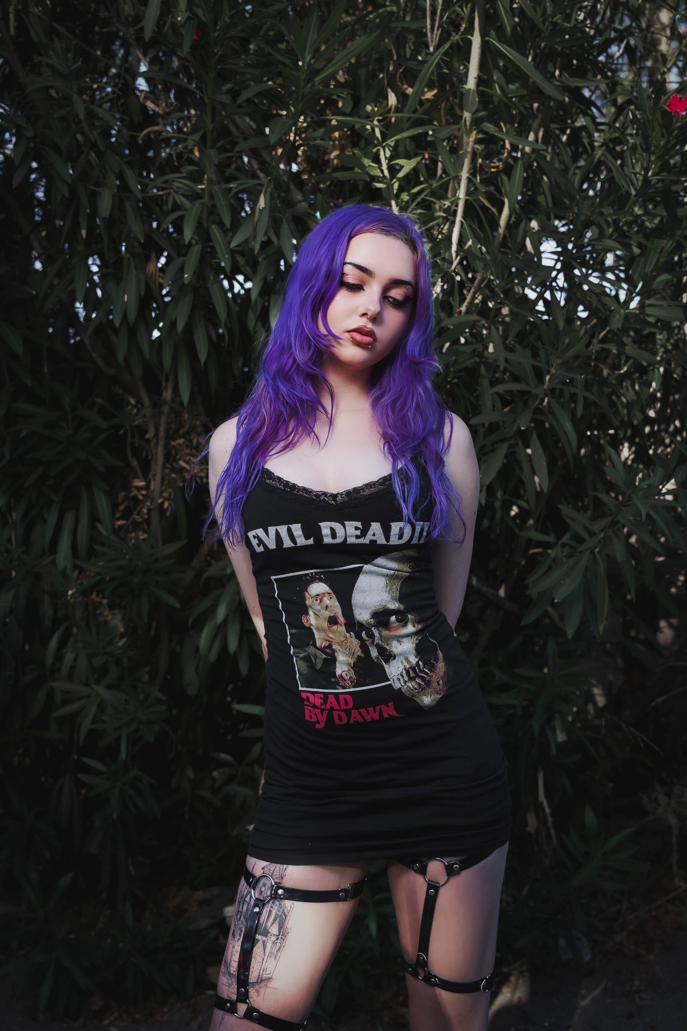 Evil Dead Lace Strap Dress