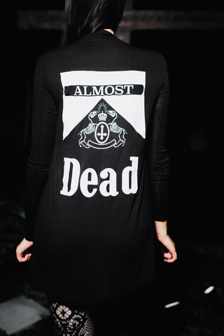 Almost Dead Long Cardigan