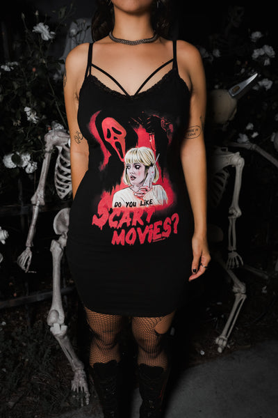 Scream Lace Strap Dress