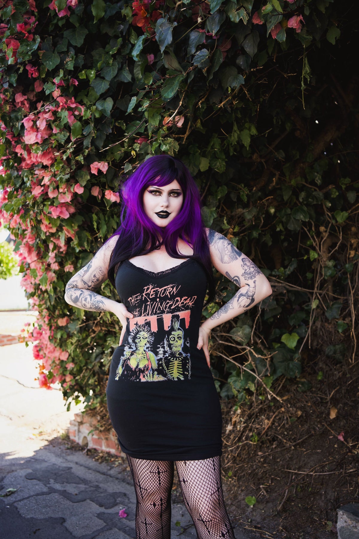 The Return of the Living Dead Lace Strap Dress