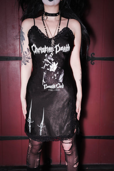 Christian Death Mini Slip Dress