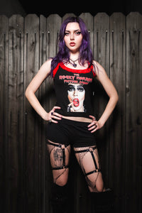 Rocky Horror Red Lace Ribbed Tank