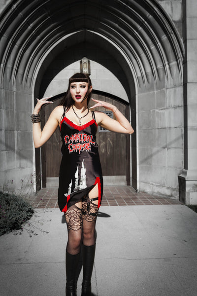 Cannibal Corpse Mini Slip Dress