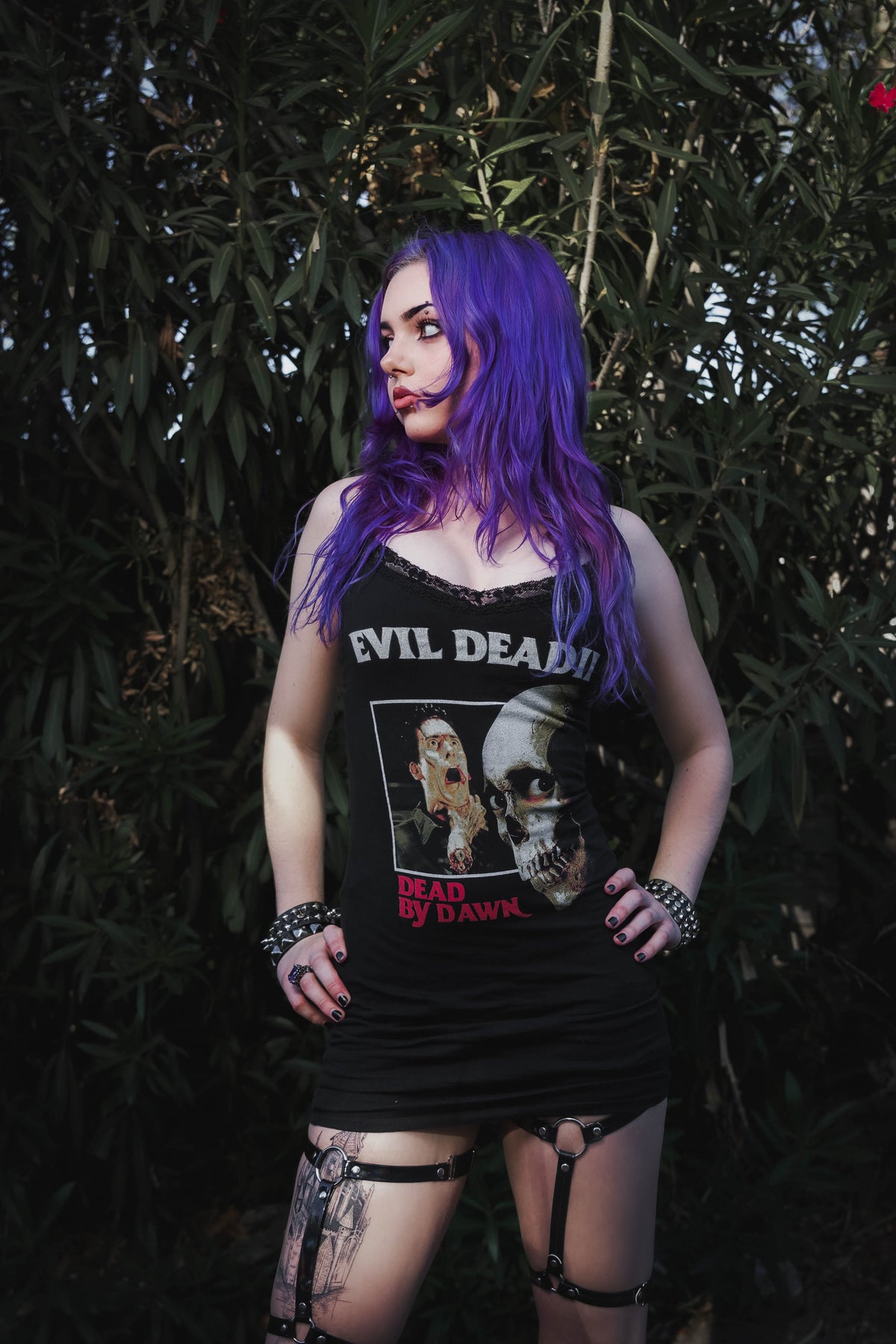 Evil Dead Lace Strap Dress