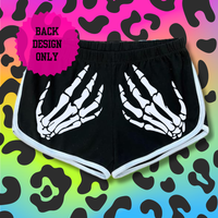 Skeleton Hands Shorts (Ships from Glamgoria)(U.S. ONLY)