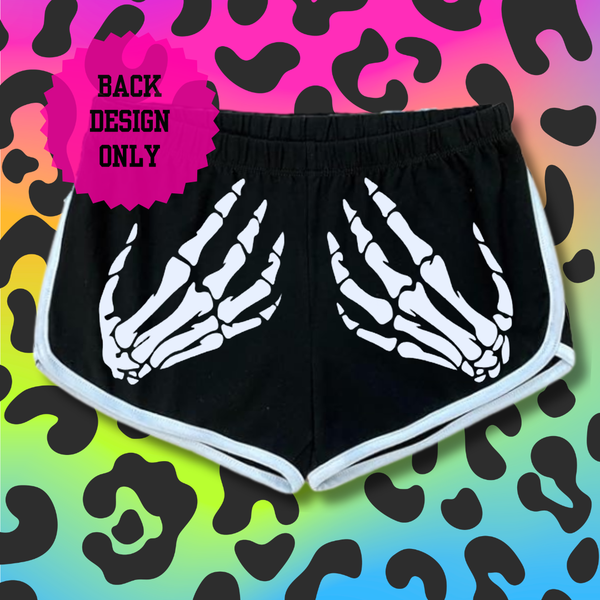 Skeleton Hands Shorts (Ships from Glamgoria)