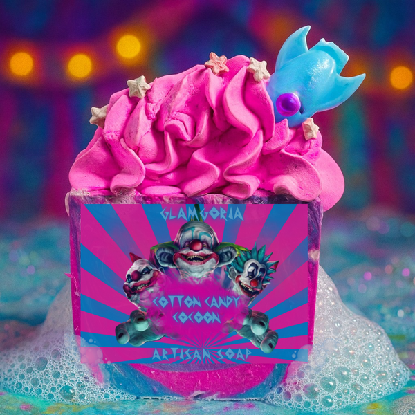 Cotton Candy Cocoon Artisan Soap (Ships from Glamgoria)