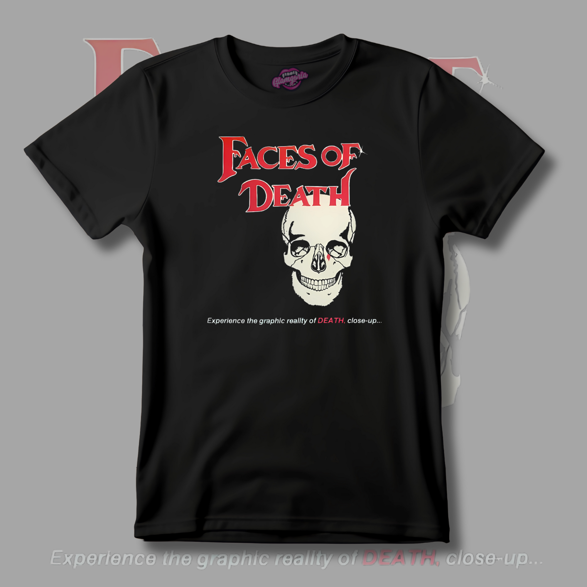 Faces of Death T-Shirt (Ships from Glamgoria)