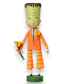Fabulous Frank Halloween Figurine by Lori Mitchell — 8-Inch Folk Art Poly Resin Collectible