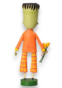 Fabulous Frank Halloween Figurine by Lori Mitchell — 8-Inch Folk Art Poly Resin Collectible
