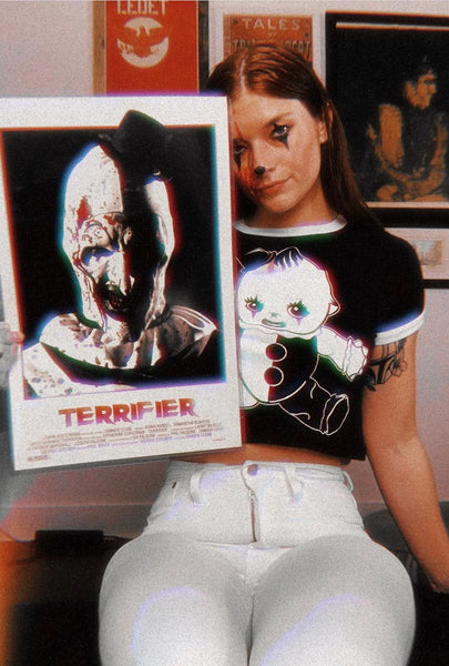 Art The Clown Kewpie Ringer Tee