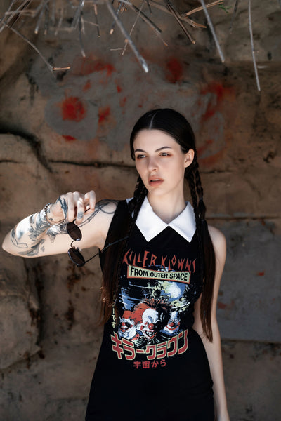 Killer Klowns From Outer Space Collar Dress