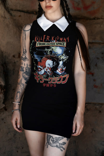 Killer Klowns From Outer Space Collar Dress