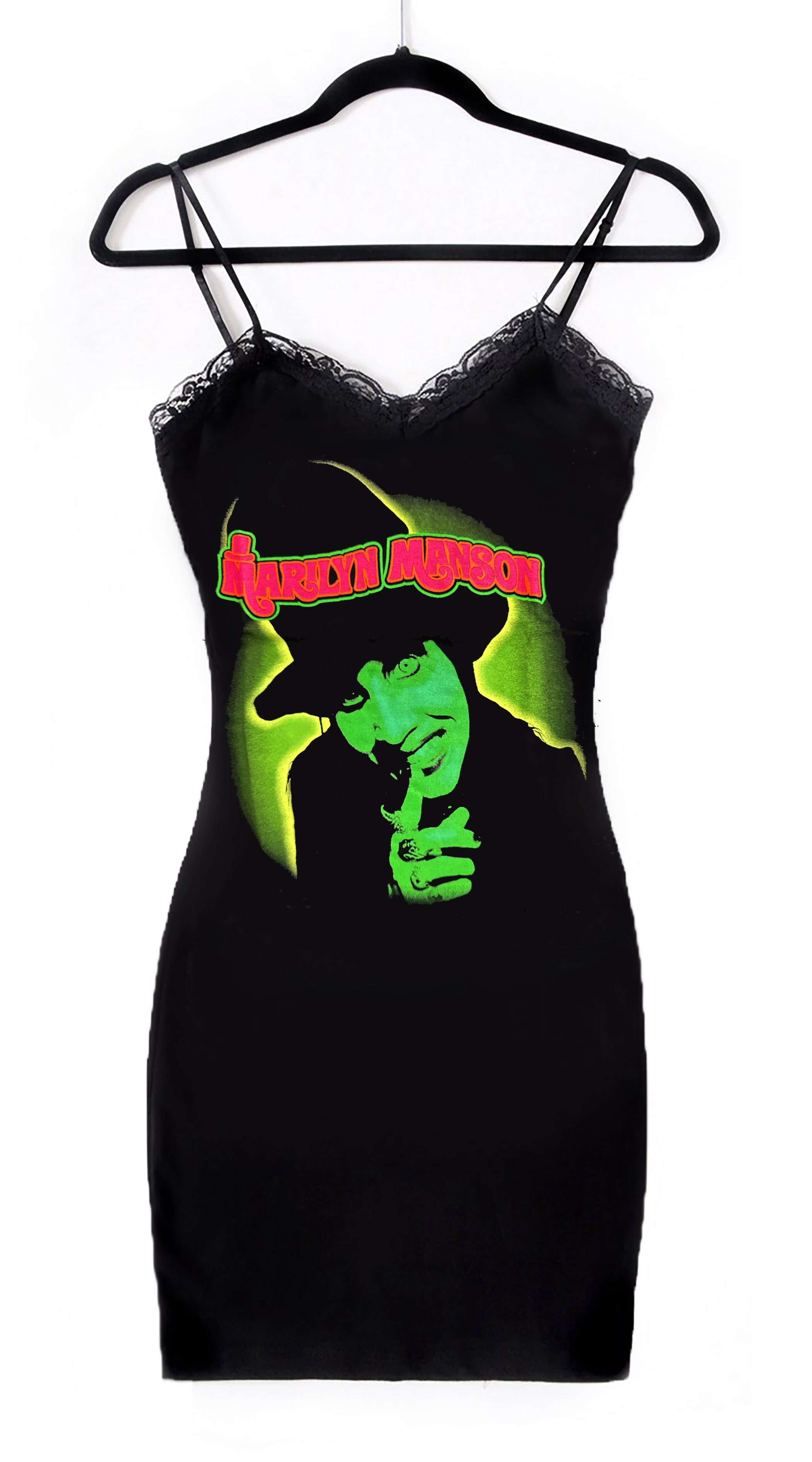 Marilyn Manson Lace Strap Dress