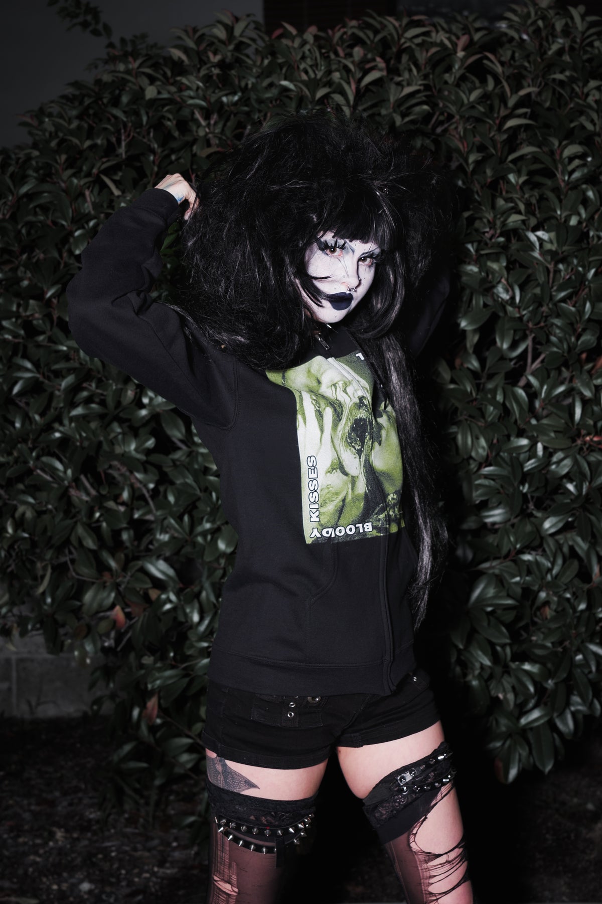 Bloody Kisses Zipped Hoodie (Unisex)