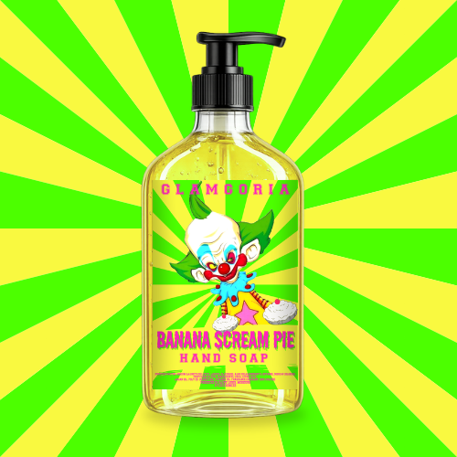 Killer Klowns Banana Scream Pie Hand Soap (Ships from Glamgoria)(U.S. ONLY)