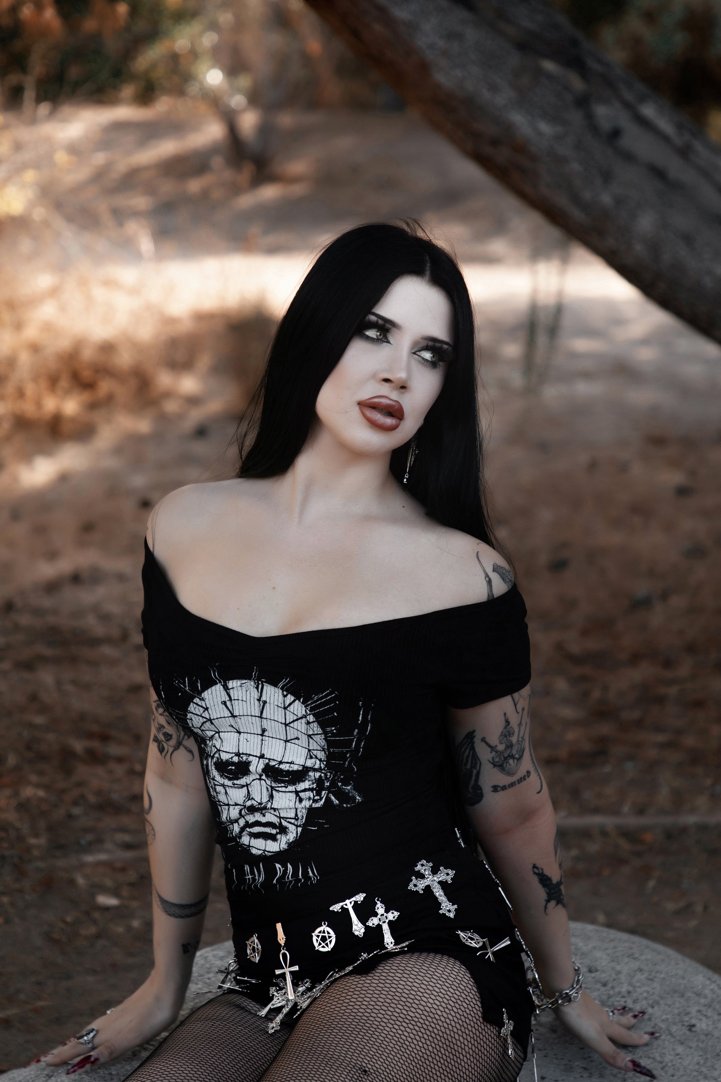 I am Pain Off Shoulder Top