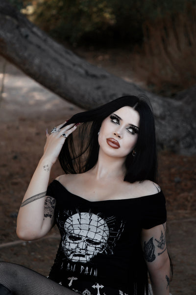 I am Pain Off Shoulder Top