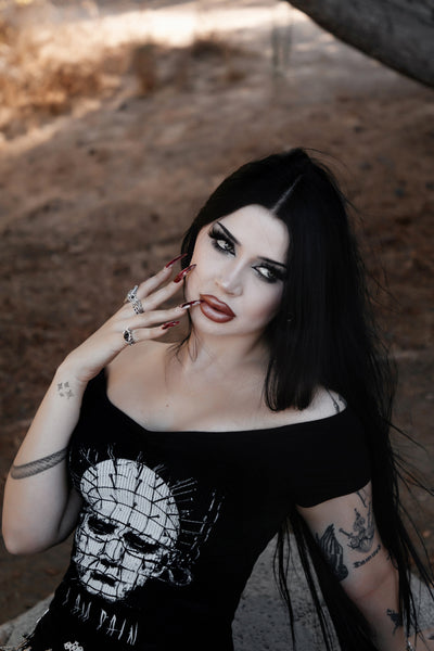 I am Pain Off Shoulder Top