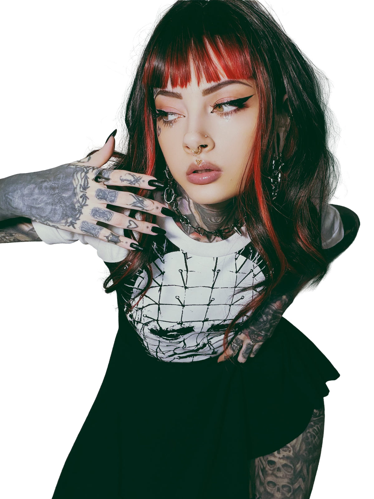 Pinhead (Face) Baby Doll Dress