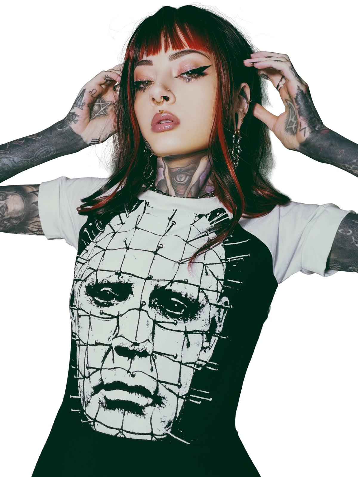 Pinhead (Face) Baby Doll Dress