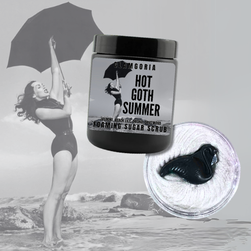Hot Goth Summer Foaming Sugar Scrub (Ships from Glamgoria)